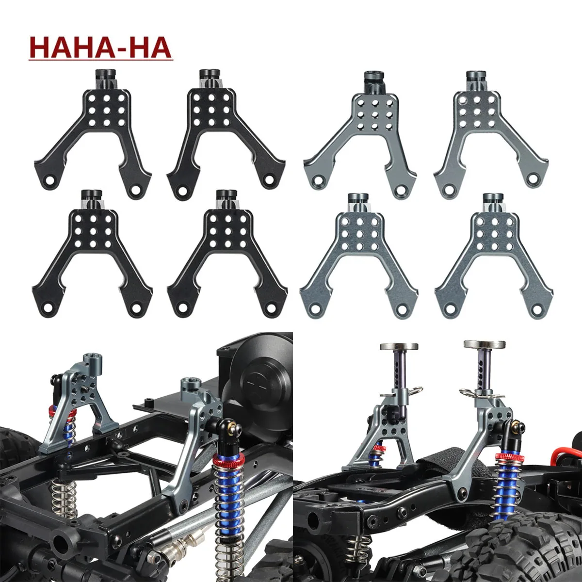 Diy Electric Car - 4 Stücke Aluminium Vorne Hinten Shock