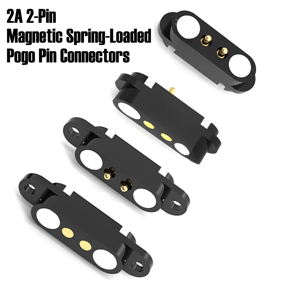Diy Electronic Load - 1 Set 2A 2-Pin Magnetische Federkontaktstecker