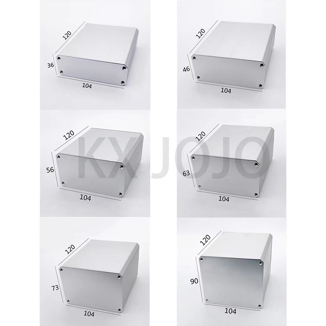 Diy Enclosure For Electronics - Aluminium Gehäuse 104*36/46/56/63/73/90*120mm Box PCB Instrument