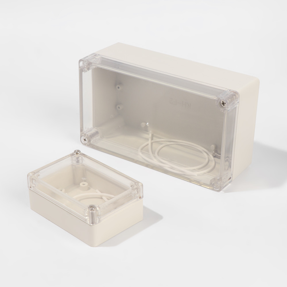 Diy Electronics Housing - Weißes wasserdichtes Gehäuse Kunststoff-Anschluss dose elektronische