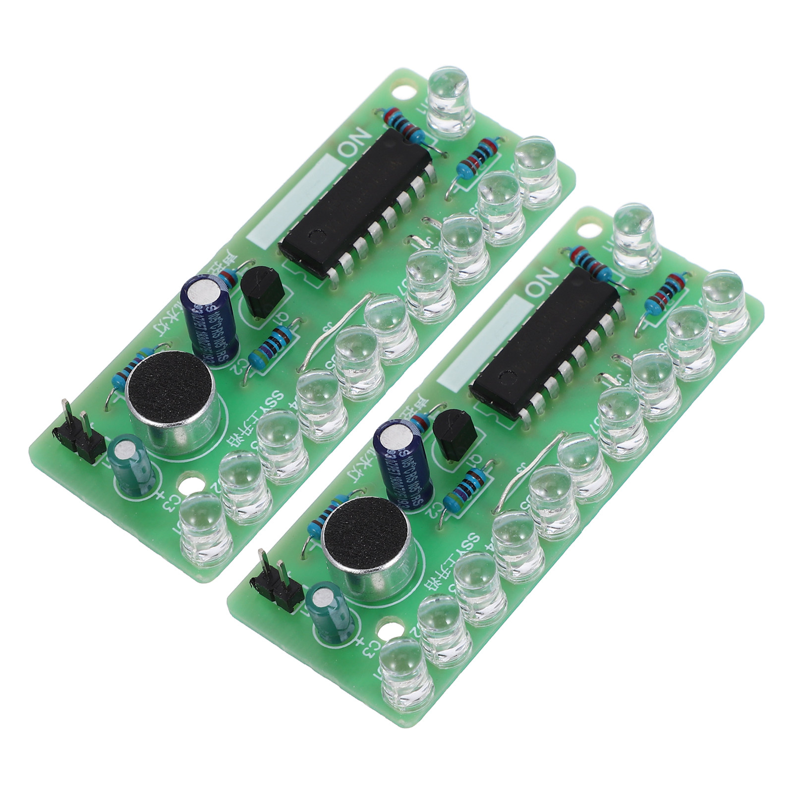 Diy Electronics Projects For Kids - 2er-Set LED-Lötübungsset mit Soundaktiviertem Fließlicht-Board für