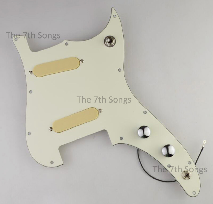 Diy Electric Guitar Electronics - Alnico 3/Alnico 5 Duo-Sonic Vorverdrahtetes E-Gitarren-Pickguard