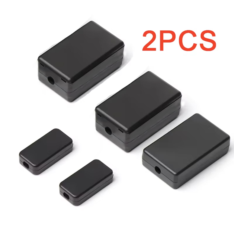 Diy Electronics Storage - 2PCS Kunststoff Wasserdichte Black Box DIY