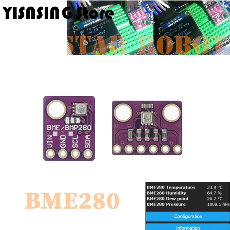 Bme280 Humidity Sensor - BME280 5V 3,3V Digitalsensor Temperatur Luftfeuchtigkeit