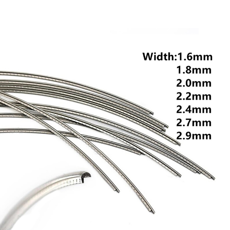 Diy Electric Guitar Electronics - 1 Rolle silberner Bunddraht für E-Gitarre,