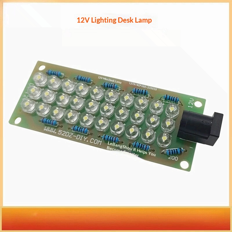 Diy Electronics Desk - 12V Beleuchtungs-Schreibtischlampe Elektronik DIY-Kit Leiterplatten-Lötpraxis Komponentenherstellung