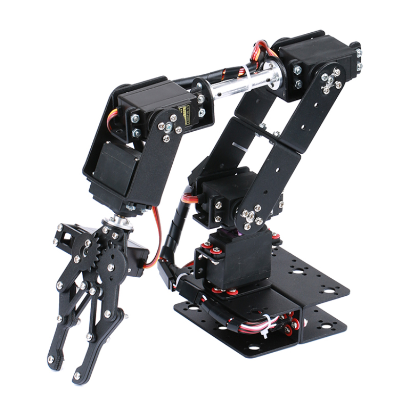 Diy Robot Electronics Kit - STEAM DIY 6-teiliges Roboter-Klauen-Set aus Metalllegierung