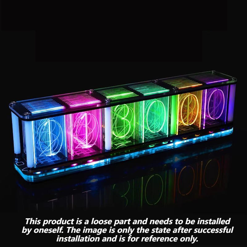 Diy Electronics Desk - Glow-Tube-Uhr-Bausatz DIY Elektronische Digitaluhren Lose Teile
