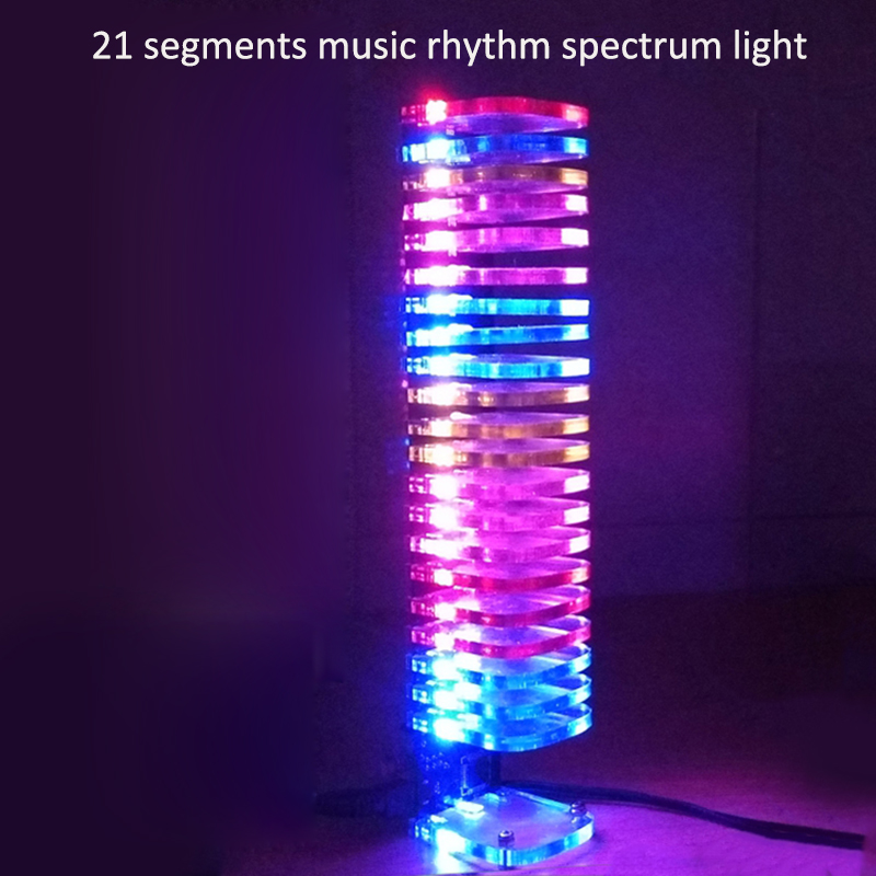 Diy Electronics Market - Licht Cube 21-Segment LED Musik Rhythmus