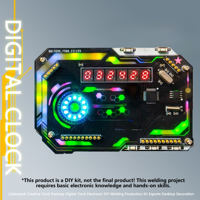 Diy Electronics Desk - DIY Tischuhren-Set Digitale Uhr Elektronisches Lötset