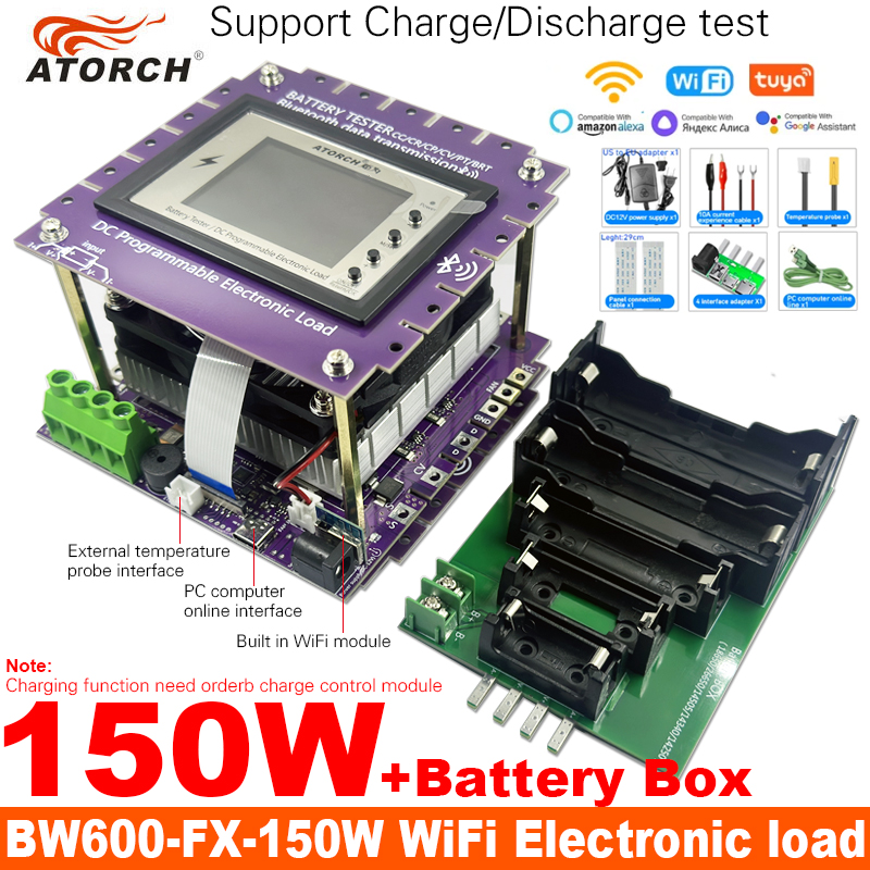 Diy Electronic Load - BW600-FX-150W DC1-200V 30A WiFi Tuya Elektronischer