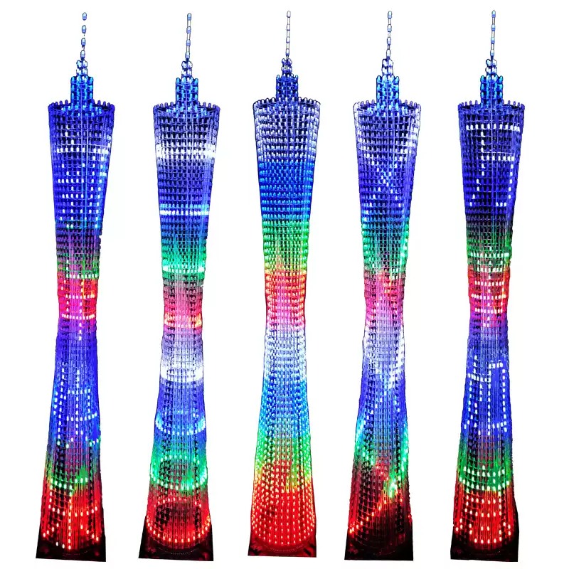 Diy Electronics Tool Kit - 64-Schichten Canton Tower DIY Elektronik-Bausatz LED