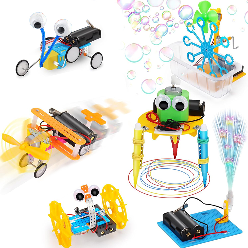 Diy Electronics Projects For Kids - 6-in-1 DIY Wissenschaftsspielzeug Baukasten Elektronischer Roboter