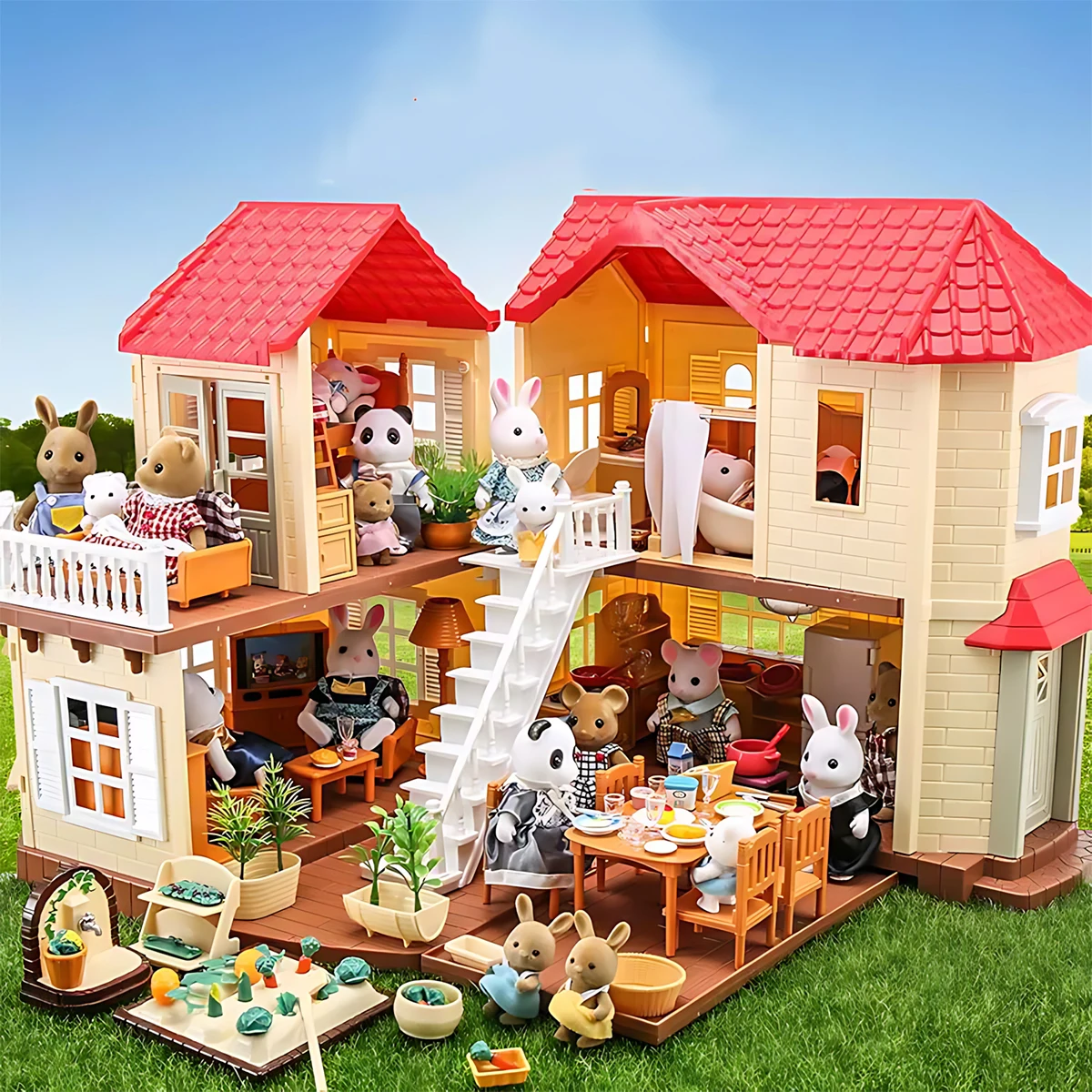 Diy Electronics Housing - Miniatur-Möbel 1:12 Puppenhaus Küche Wohnzimmer Schlafzimmer