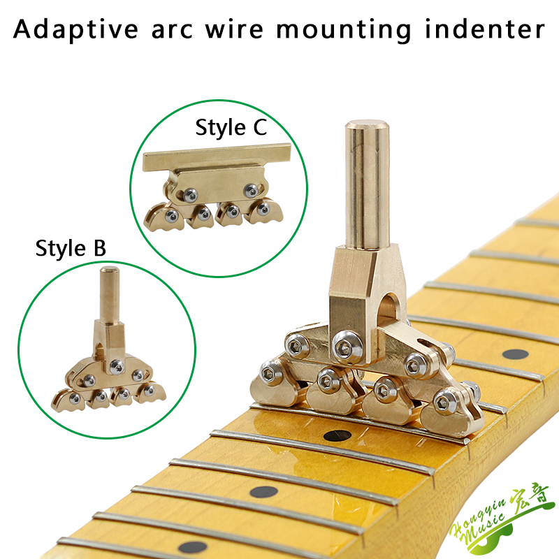 Diy Electric Guitar Electronics - Gitarren-Adaptivmontagekopf für variable Radiusgriffbrettkrümmungen – für