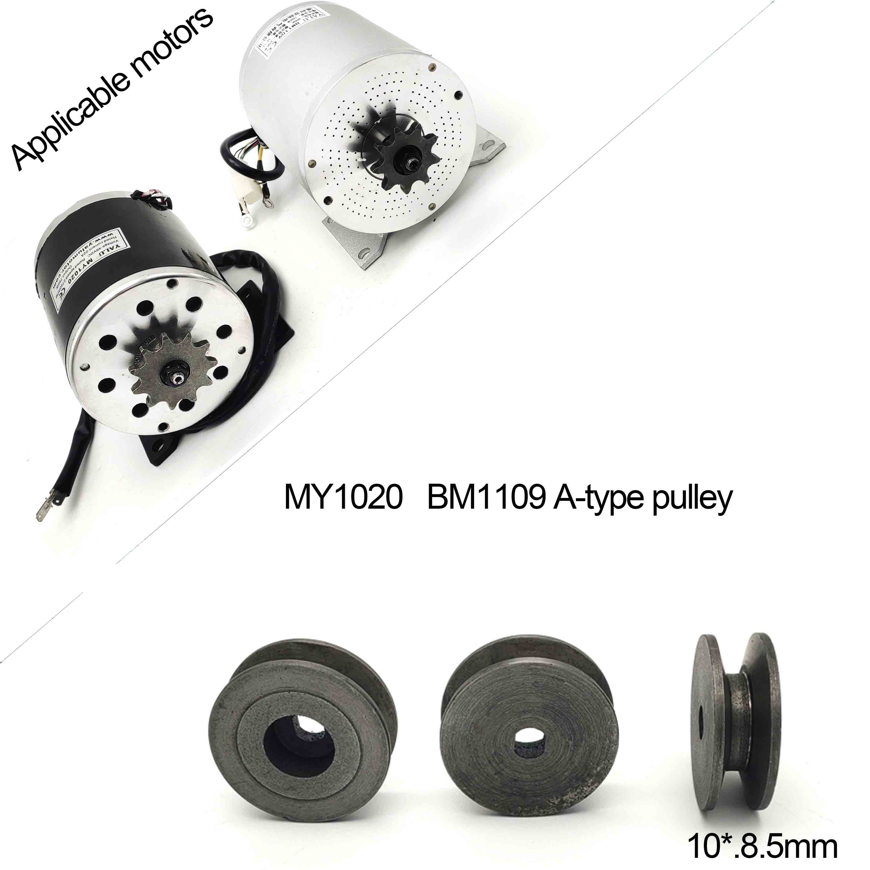 Diy Electric Car - A-Typ-Riemenscheibe, anwendbar BM1109 MY1020, DIY-Elektroauto, Roller,