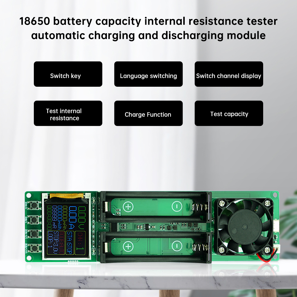 2/4/8 Kanal 18650 Batteriekapa – Diy Electronic Load Bewertung und Preis