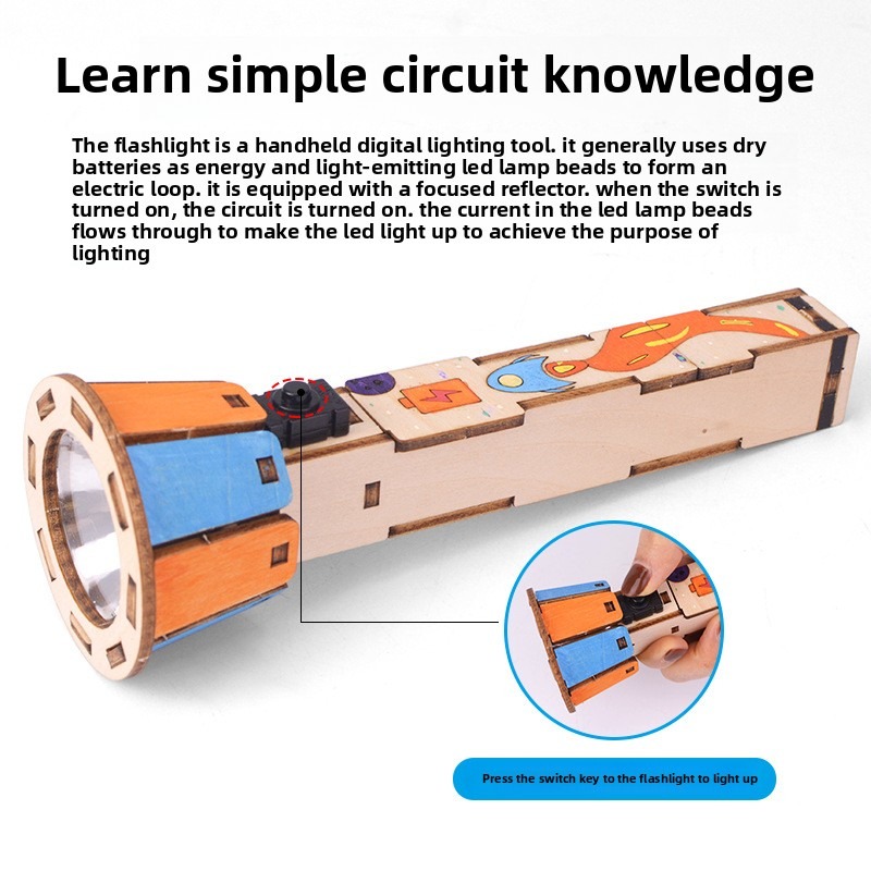 DIY-Taschenlampen-Set aus Holz – Diy Electronics Projects For Kids Bewertung und Preis