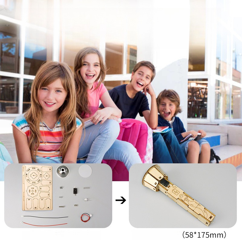 DIY-Taschenlampen-Set aus Holz – Diy Electronics Projects For Kids Bewertung und Preis