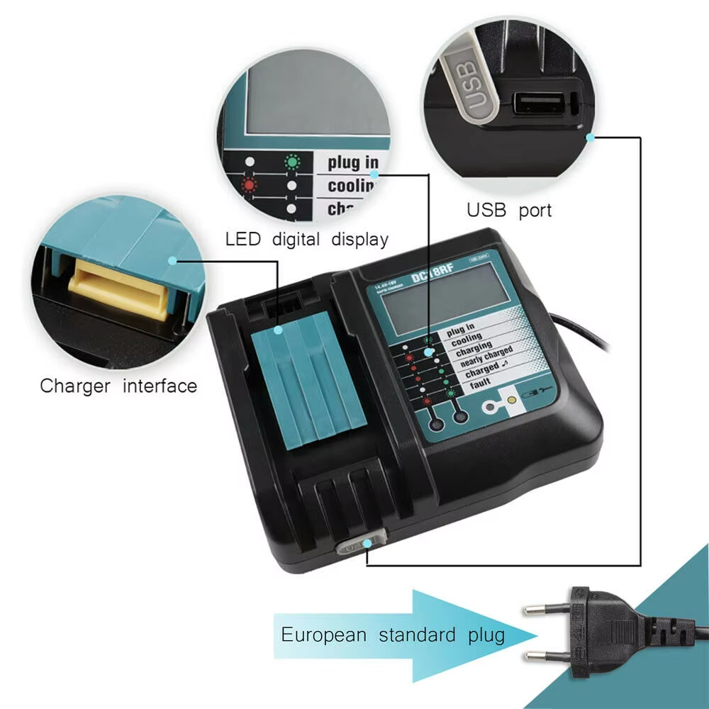 DC18RF Li-Ion Superschnelllade – Makita Drill Hp1640 Bewertung und Preis