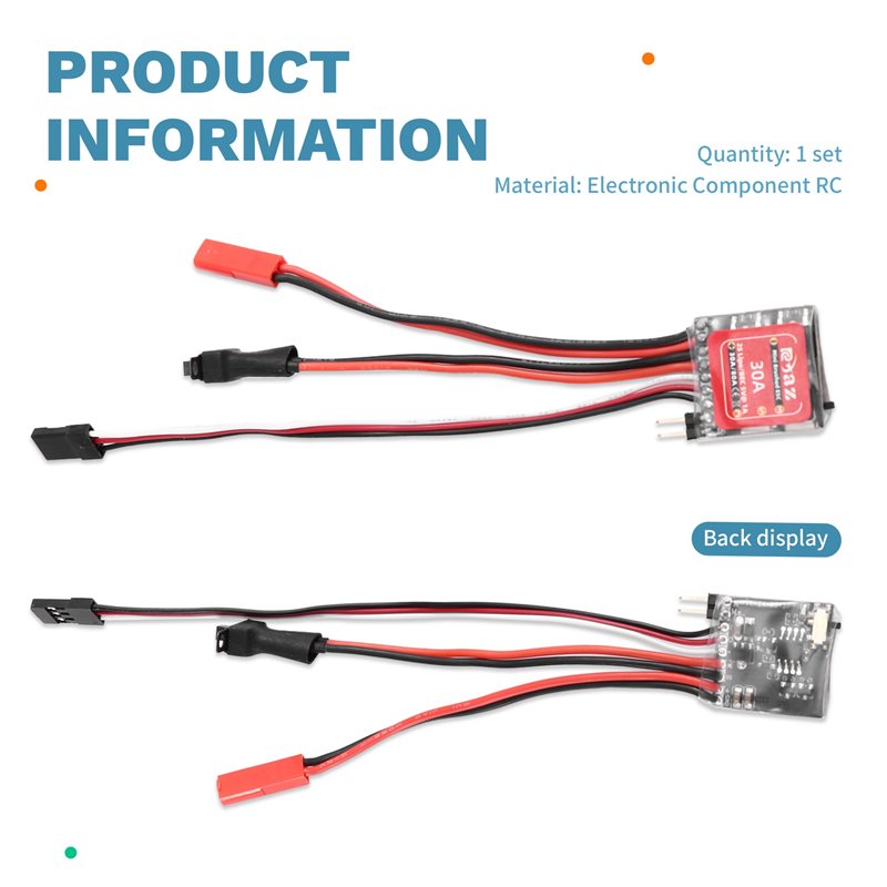 A49K-2X Micro-ESC 30A Bürstenm – Diy Electric Car Bewertung und Preis