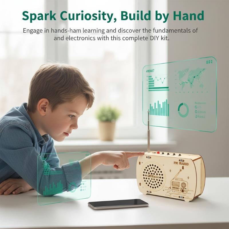 DIY Holz-FM-Radio-Bausatz Vint – Diy Electronics Projects For Kids Bewertung und Preis