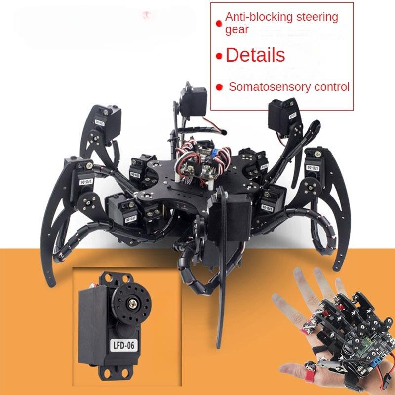 18 DOF Aluminium Hexapod Spide – Diy Robot Electronics Kit Bewertung und Preis