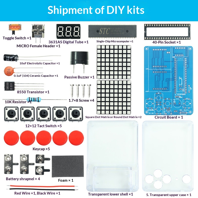 Pixel Game Machine-Produktions – Diy Electronics Game Bewertung und Preis