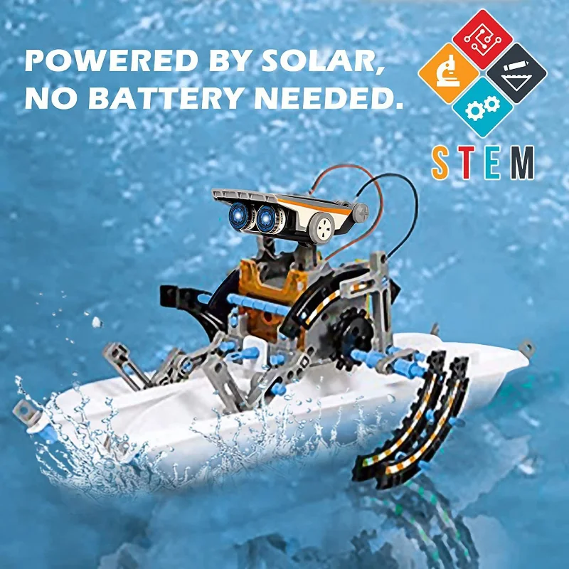 13-in-1-Solarroboter-Set, STEM – Diy Robot Electronics Kit Bewertung und Preis