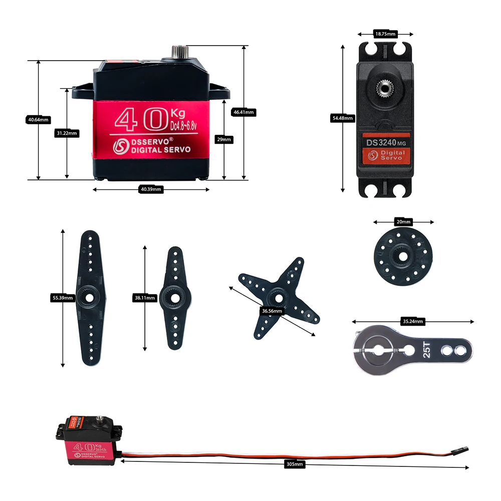 40 kg Dsservo DS3240 großes Dr – Diy Electric Car Bewertung und Preis