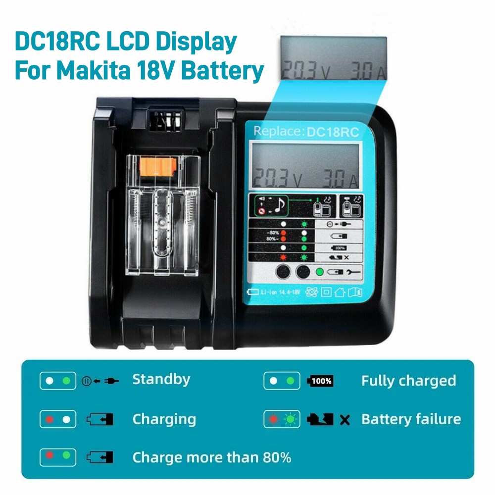 DC18RC Li-Ionen-Akku 3A Ladege – Makita Drill Hp1640 Bewertung und Preis