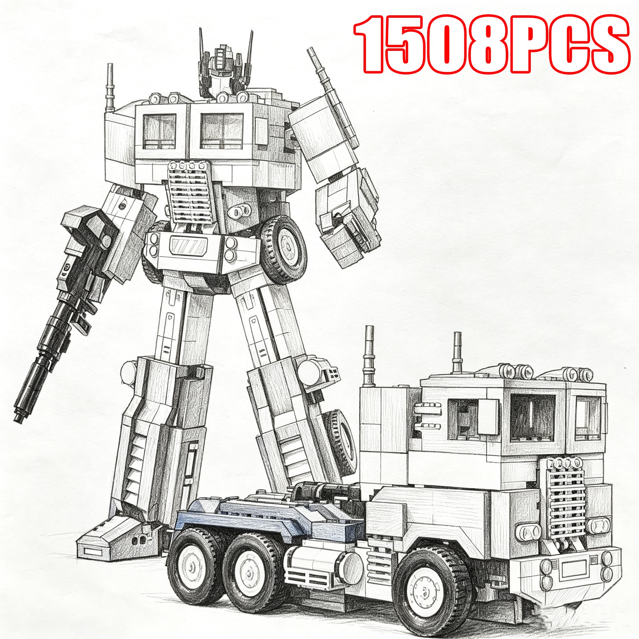 NEU 1:8 Maßstab 1508 Teile Tec – Diy Robot Electronics Kit Bewertung und Preis