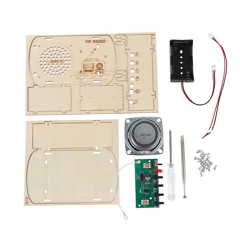 【BS】DIY Holz-FM-Radio-Bausatz  – Diy Electronics Projects For Kids Bewertung und Preis