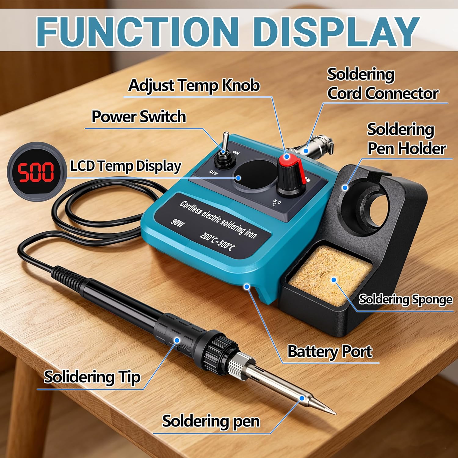 90W LED Digitales Kabelloses L – Diy Electronics Tool Kit Bewertung und Preis