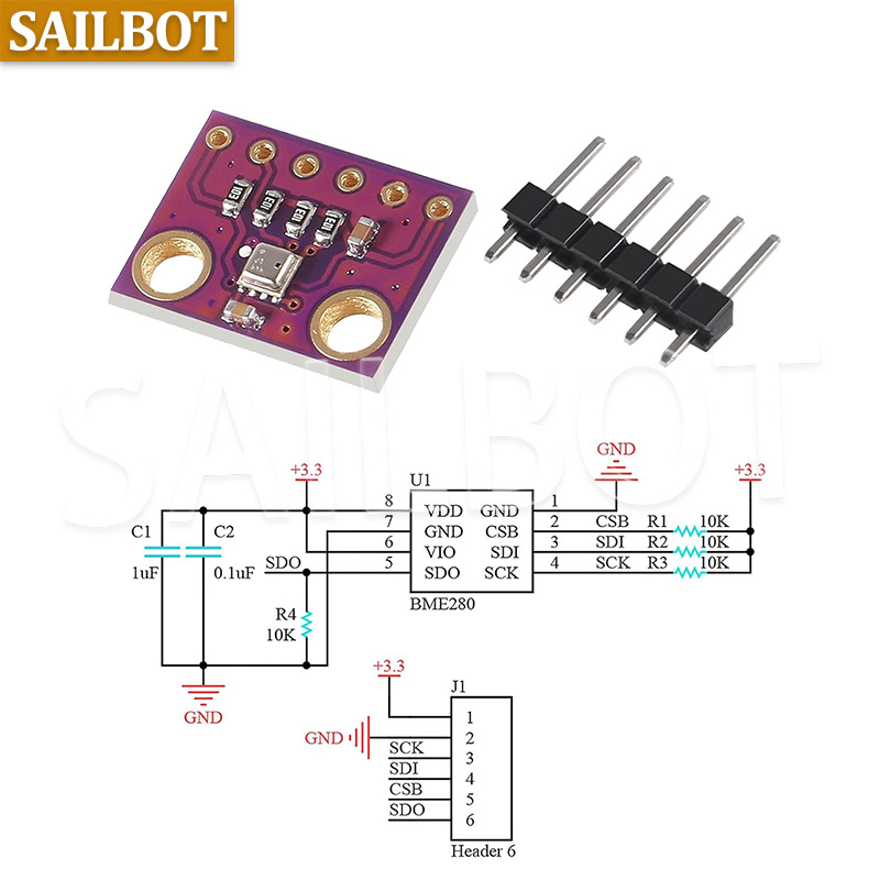 BME280 5V 3,3V Digitalsensor T – Bme280 Humidity Sensor Bewertung und Preis