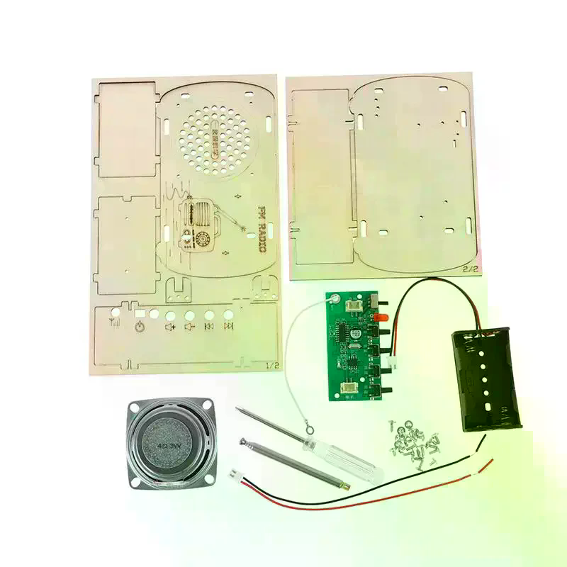 /Cna/DIY Holz-FM-Radio-Bausatz – Diy Electronics Projects For Kids Bewertung und Preis