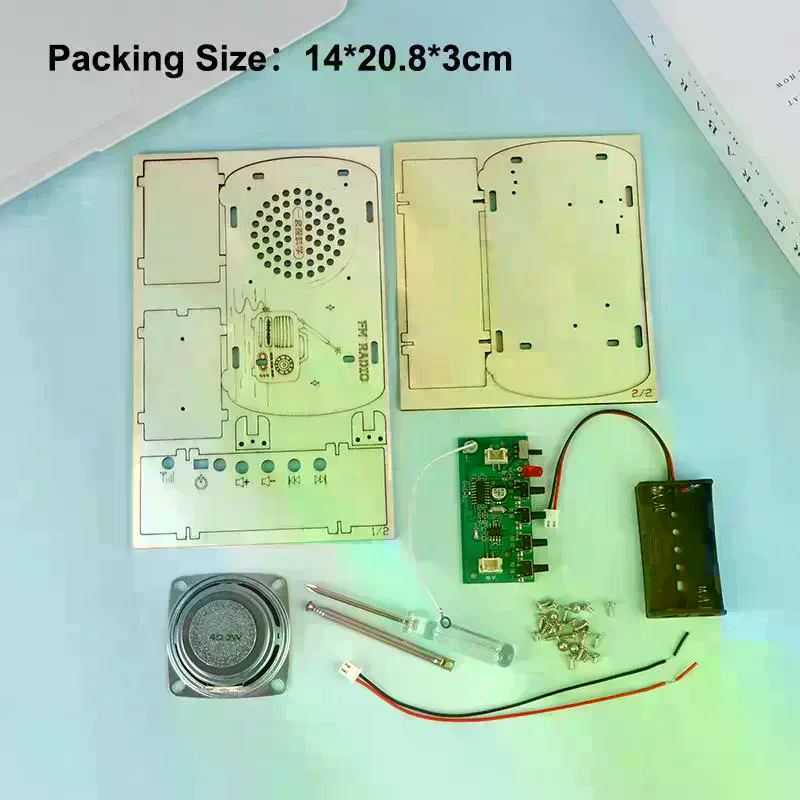 /Cna/DIY Holz-FM-Radio-Bausatz – Diy Electronics Projects For Kids Bewertung und Preis