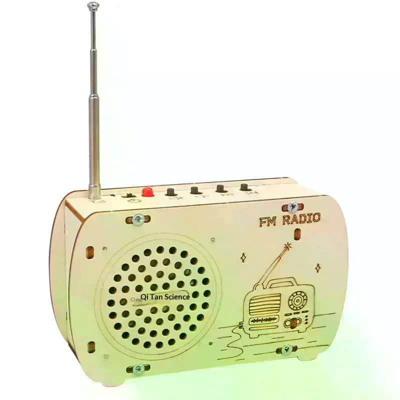 /Cna/DIY Holz-FM-Radio-Bausatz – Diy Electronics Projects For Kids Bewertung und Preis
