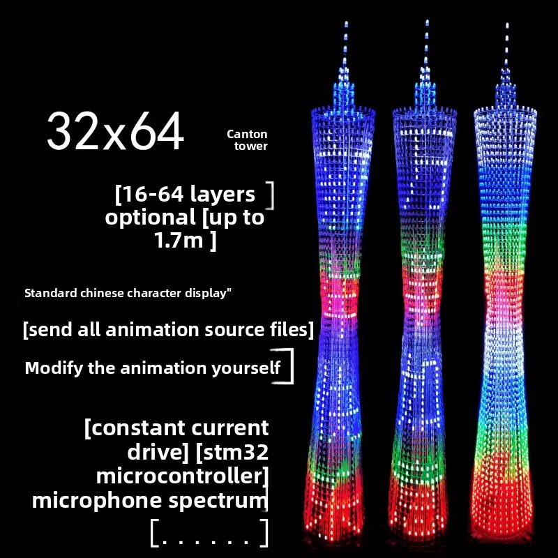 64-Schichten Canton Tower DIY  – Diy Electronics Tool Kit Bewertung und Preis