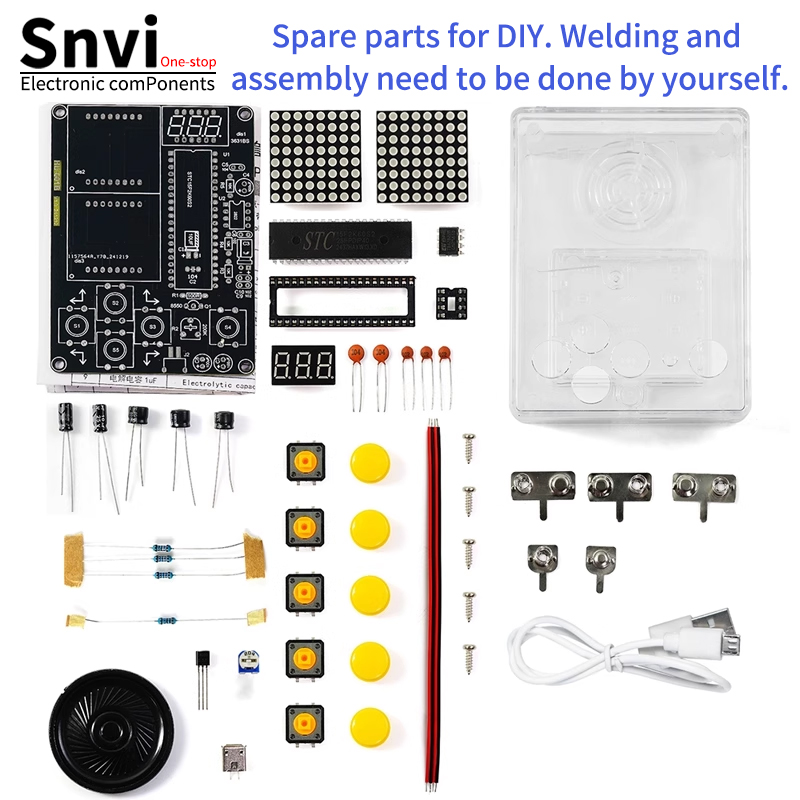 Snvi DIY Pixel-Spielkonsole Ba – Diy Electronics Game Bewertung und Preis